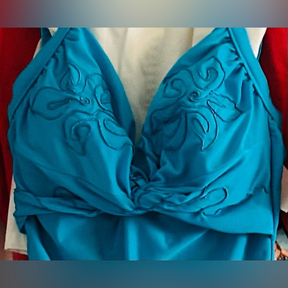 New Carol Wior Slimsuit Designer Collection size  16 made in USA Summer - Picture 2 of 16